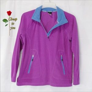 REEBOK FLEECE LONG SLEEVE TOP SIZE MEDIUM